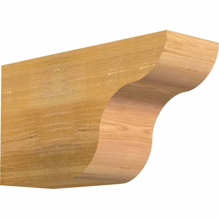 Ekena Millwork Carmel Rough Sawn Rafter Tail, Western Red Cedar, 6"W x 10"H x 18"L RFT06X10X18CAR00RWR